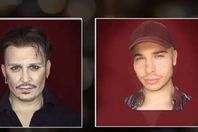 شاب يمكنه التحول لأي من المشاهير