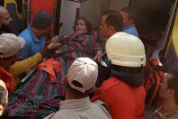 انهيار 3 عقارات في روض الفرج