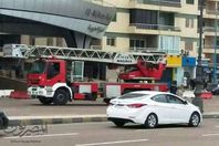 رغم مرور7 ساعات لم يعلن عن مصابين أو ضحايا بحريق فندق القوات المسلحة بالإسكندريه