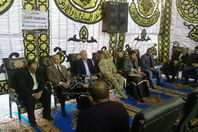 محافظ القليوبية يقدم واجب العزاء في شقيقة خالد يوسف