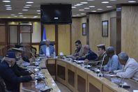 اجتماع المحافظ مع رئيس ونواب مدينة أسوان