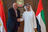 عبدالله بن زايد وسامح شكري