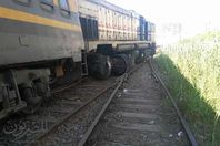 خروج قطار عن القضبان