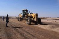 صور تسوية وتخطيط أراضى اسكان الشباب بالغردقة