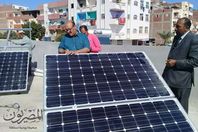 صور تركيب الواح  الطاقة الشمسية