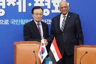 عبدالعال ورئيس وزراء كوريا الجنوبية