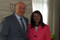 البرنس مع السفير الاسرائيليى