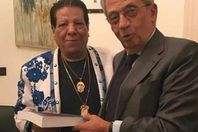 عمرو موسى وشعبان عبدالرحيم