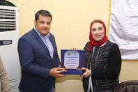 جامعة عين شمس تكرم مؤسسة صناع الخير 

