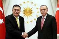 الرئيس التركي ورئيس المجلس الرئاسي الليبي