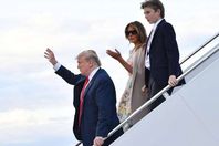 ترامب وزوجت ونجله