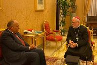 شكري ووزير خارجية الفاتيكان