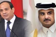 الرئيس السيسي وامير قطر