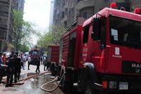 انتداب المعمل الجنائي لمعاينة حريق شقة غرب الإسكندرية