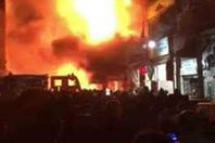 جانب من الحريق