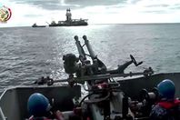 البحرية تؤمن حقل ظهر في عمق المياه الاقتصادية