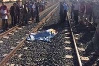 جثة على السكة الحديد