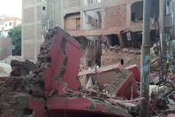 انهيار منزلين بأسيوط