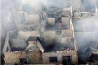 أثار الحريق