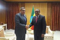 السفير المصري بأديس أبابا ورئيس وزراء إثيوبيا