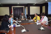 صورة لقاء المحافظ بالوفد الاعلامى الروسى