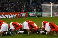 سجود اللاعبين