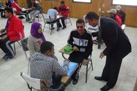 مسابقات العاقين بالجامعت المصرية فى المنيا