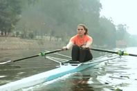 لاعبة التجديف المصرية آمنة مجدي