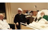 شاهرودي أثناء علاجه بألمانيا