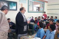 مدير التعليم العام يتابع سير العملية التعليمية بإدارة كفر الزيات