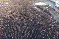 جنازة حاشدة لجندي تركي