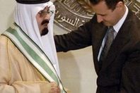 بشار- العاهل السعودي