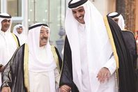 أمير قطر وأمير الكويت