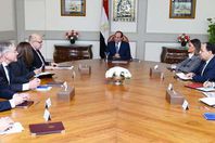 السيسي والوفد الألماني