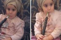 طفلة الشيشة السعودية