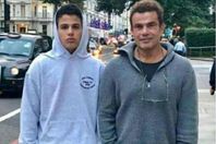 عمرو دياب ونجله عبدالله