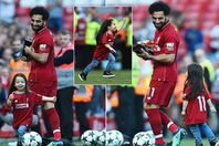 محمد صلاح وابنته