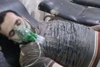 خروج مصابين العاصفة الترابية