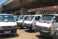 اضراب سائقي الميكروباص