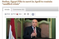 وزير الخارجية سامح شكري في مؤتمر صحفي (سودان تريبون)