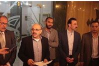 أعضاء مجلس نقابة الصحفيين المنسحبين