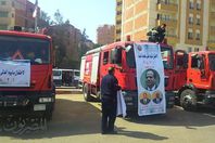 عروض لتفكيك القنابل والتعامل مع بلاغات الحرائق في اصطفاف القوات بطنطا