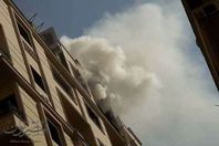 السيطرة على حريق هائل داخل شقة سكنية بطنطا