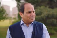 الرئيس السيسي في لقطة من الحوار