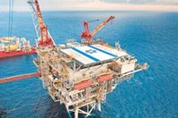 منصة غاز إسرائيلية في البحر