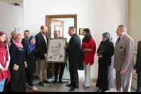 زيارة الامير محمد علي نجل الملك احمد فؤاد الثاني لوزارة المالية