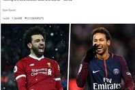 مدافع ليفربول يقارن «صلاح» بـ «نيمار»