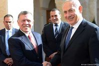 رئيس وزراء إسرائيل وملك الأردن