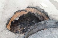 هبوط ارضى بالمنيا