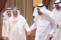 أمير الكويت والعاهل السعودي

